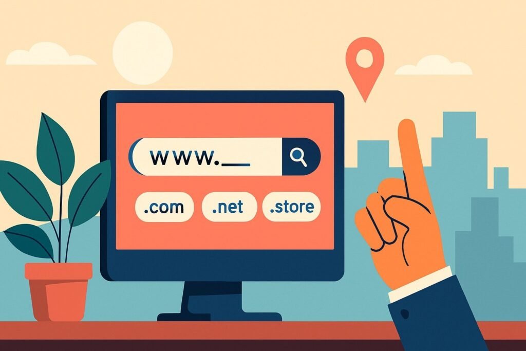 Elegir un dominio web para negocios locales en Homestead