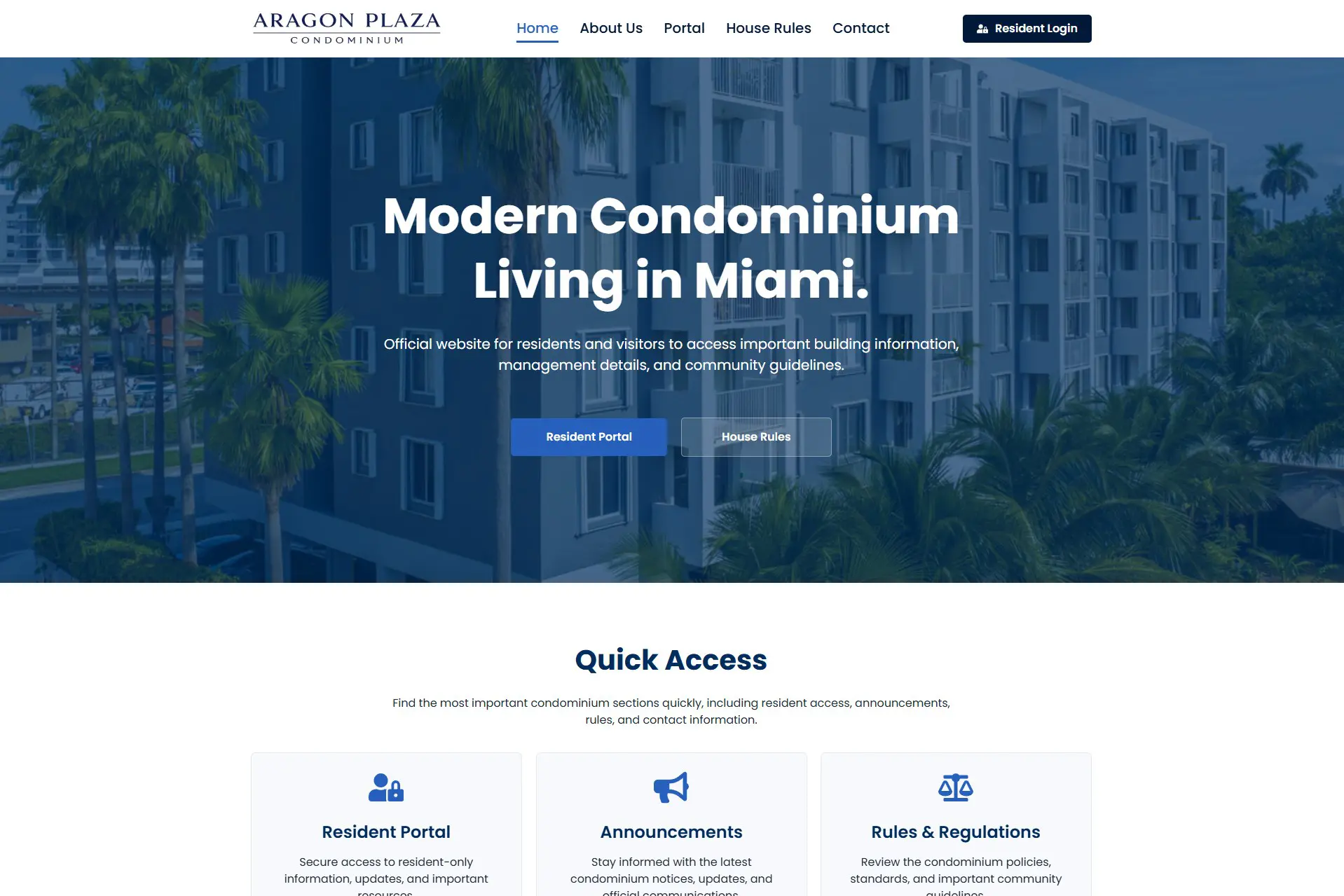 aragon plaza condo