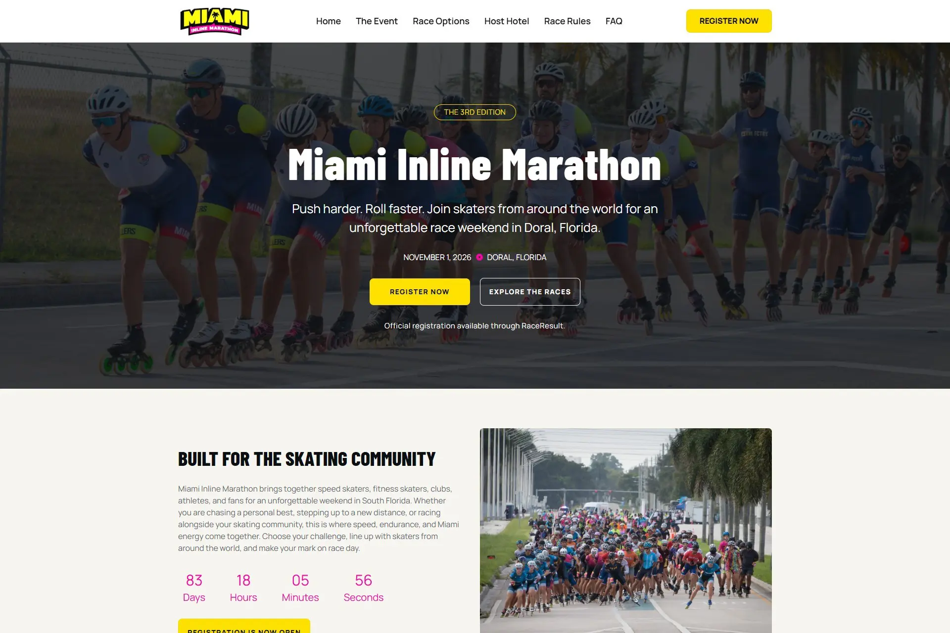 miami inline marathon home page